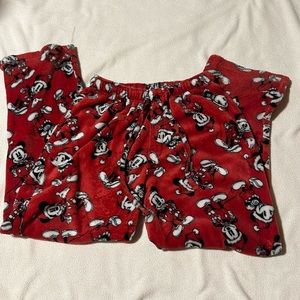 Disney Mickey PJ Pants Small